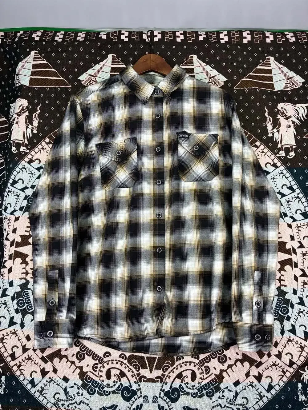 Dixxon Flannel Co. x Cypress Hill Black Sunday Flannel Shirt Size L - Picture 1 of 13